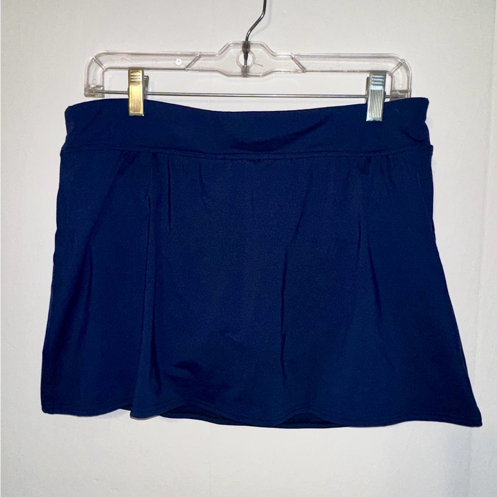 Lands End Navy Swim Skirt